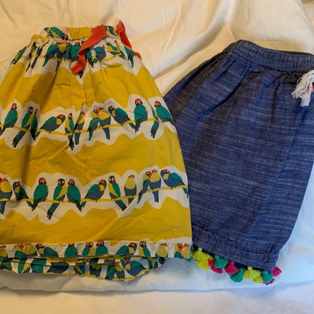 Mini Boden and Hatley skirt bundle size 4, 4-5